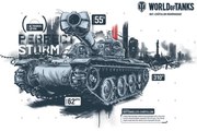 Illusztráció World of Tanks - Bat.-Châtillon Bourrasque, WOT