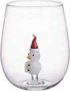 MERRY & JOY pohár, hóember 450 ml