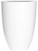 Pottery Pots Ben ültetőgép, fényes fehér, többféle méretben - PotteryPots méret: H - h 55 cm, ⌀ 40 cm