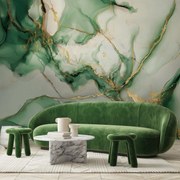 Fotótapéta - Zöld márvány (147x102 cm)