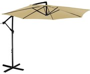 STILISTA Napernyő huzattal Ø 3 m bézs