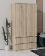 Washington Gardróbszekrény Sonoma 90 cm