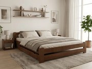 Laura ágy 160x200 cm, tölgyfa Ágyrács: Léces ágyrács, Matrac: Somnia matrac 18 cm