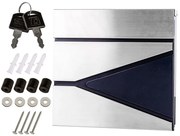 STILISTA Fali postaláda 37 x 36 x 10,5 cm acél