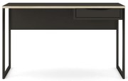 Function Plus fekete íróasztal, 130 x 48 cm - Tvilum