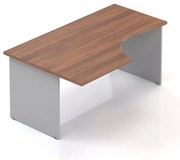 Visio LUX ergonomikus asztal 160 x 100 cm, bal, dió