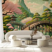 Fotótapéta - Ázsiai táj (147x102 cm)