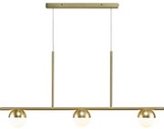 Nordlux - Csillár zsinóron CONTINA 3xG9/5W/230V réz