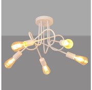 Gyerek mennyezeti lámpa OXFORD 5xE27/15W/230V fehér