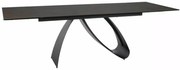 Diuna bővíthető étkezőasztal kerámia matt barna 160-240 cm