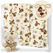 Bellatex Ella kiskuty paplan, barna, 100 x 150 cm