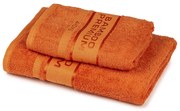4Home Bamboo Premium törölköző és fürdőlepedő szett sötét lazac színű