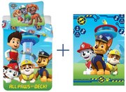 Mancs Őrjárat gyerek, ovis ágyneműhuzat és polár takaró szett (deck)