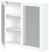 Bondi tükrös fali szekrény 80 cm, fehér