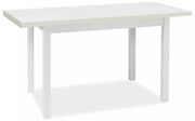 Adam II étkezőasztal 90 x 65 cm, fehér