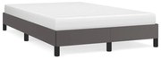 ágykeret matrac nélkül szürke 120x190 cm műbőr
