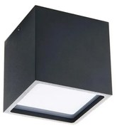 LED2 - LED Kültéri mennyezeti lámpa CUBE LED/12W/230V antracit IP54