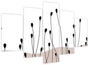 Kép - Grafikus rét N⁰1 (150x105 cm)