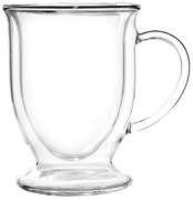 Üveg duplafalú bögre szett lattéhoz 2 db-os 250 ml Amo – Vialli Design