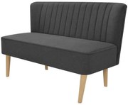 sötétszürke szövetkanapé 117 x 55,5 x 77 cm