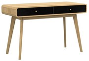 Íróasztal tölgyfa dekorral 50x120 cm Cassie - Støraa