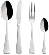 Ezüstszínű rozsdamentes acél evőeszköz készlet 24 db-os Canada – Orion