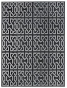 Kültéri szőnyeg, 2 oldalas, 180 x 120 cm, szürke