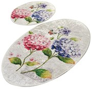 Fürdőszobai kilépő szett 2 db-os 60x100 cm Ortanca – Foutastic