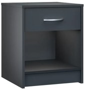 Deuba Hamburg éjjeliszekrény - antracit