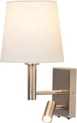 Rabalux beltéri fali lámpa e27 40w szatin króm/fehér harvey