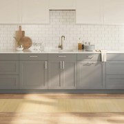 négyszögletű világos természetes bambusz szőnyeg 60 x 300 cm