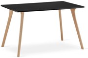 Étkezőasztal Monti 120x80 cm - fekete