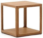 Tárolóasztal tölgyfa dekorral 50x50 cm Maymai – Kave Home
