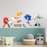 Textil falmatrica "Sonic és barátai"