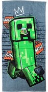Minecraft Metro Art Creeper fürdőlepedő, strand törölköző 70x140cm