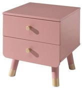 Billy rózsaszín gyerek borovi fenyő éjjeliszekrény - Vipack