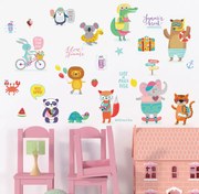 Falmatrica "Állatok nyaralni" 49x72 cm