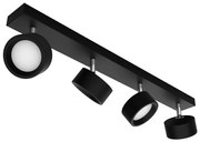 Philips - LED Spotlámpa BRACIA 4xLED/5,5W/230V fekete