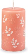 Pure Beauty narancssárgás rózsaszín gyertya, égési idő 40 óra - Unipar