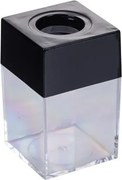 Gemkapocstartó, mágneses, négyszögletű, OFFICE PRODUCTS, átlátszó-fekete (D8461190)