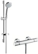 Zuhany csaptelep Hansgrohe Croma 100 zuhanyszettel együtt 150 mm króm 27032000