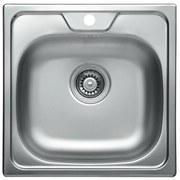 ALVEUS ALVEUS 1074634 - Mosogató ALLUX 48x48 cm matt acél/szatén AV0001