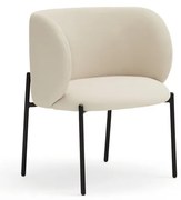 Fehér műbőr fotel Mogi - Teulat