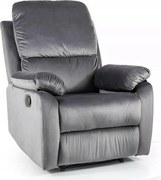 Összecsukható fotel Spencer 1 Velvet szürke Sig