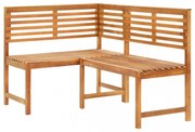 tömör akácfa kerti sarokpad 140 cm