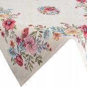 Abrosz dekoratív faliszőnyeg 100x100 Eurofirany természetes színes virágok