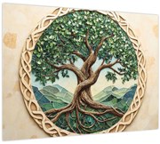 Kép – Fonott életfa (70x50 cm)
