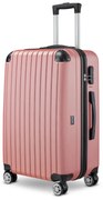 BeComfort L01-R-55, ABS, guruló, rosegold bőrönd 55 cm