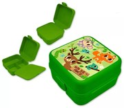 Állatos Into the Forest több rekeszes uzsonnás doboz, szendvicsdoboz