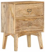 tömör mangófa éjjeliszekrény 40 x 35 x 55 cm